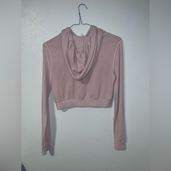 ALO Yoga Blush Cropped Hoodie - Picture 4 of 4